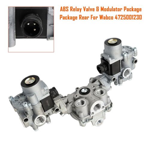 ABS صمام التتابع وحزمة المغير حزمة الخلفية لـ Wabco TDAS4725001230 S472-500-123-0 8235-S4725001230 6300-4725001230 WAB4725001230 4725001209 4725001230 S4725001230 in Kuwait
