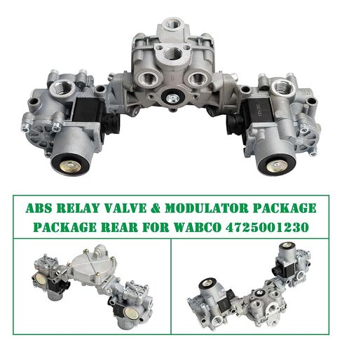 ABS صمام التتابع وحزمة المغير حزمة الخلفية لـ Wabco TDAS4725001230 S472-500-123-0 8235-S4725001230 6300-4725001230 WAB4725001230 4725001209 4725001230 S4725001230 in Kuwait