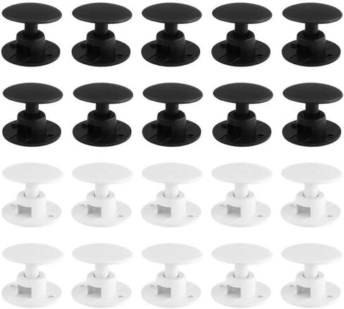 16mm 20 Pcs Plastic rivets, Available in Black and White for Plastic Shoe Accessories, Including Gardening Shoes, Any Shoes With Holes, Boots, Wristband Accessories in Saudi Arabia