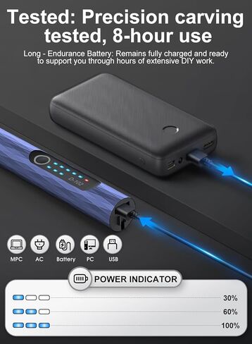Upgraded Electric Engraving Pen, 37 Bits, 3-Speed Adjustable, USB Rechargeable, Cordless Rotary Tool for 50+ Surfaces – Perfect for DIY Crafts & Personalization – Ideal Valentine's Day Gift –Purple in Saudi Arabia