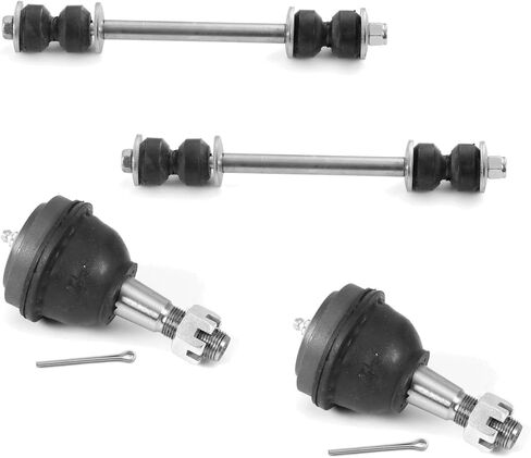 Suspension Kit Sway Bar & Ball Joint Front Lower 4pcs for Capri 79-86 for Cougar 80-88 for Fairmont 78-82 for Granada 81 for 84-85 for Mustang 93 for Thunderbird for Zephyr Steel in Kuwait