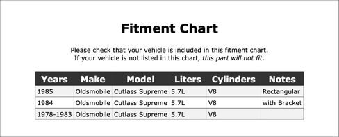 مرحل قابض تكييف الهواء متوافق مع Oldsmobile Cutlass Supreme 5.7L V8 1985 1984 1983 1982 1981 1980 1979 1978 P-4896014 in Kuwait