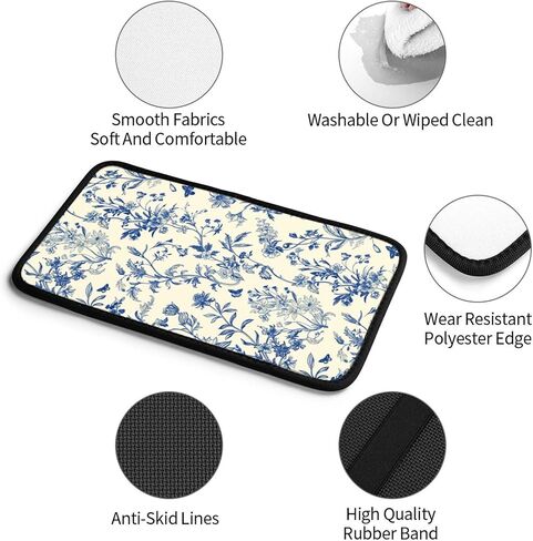 Floral Auto Center Console Cover – Soft Waterproof Car Armrest Box Pad, Universal Fit for Most Vehicles, SUVs, Trucks in Kuwait