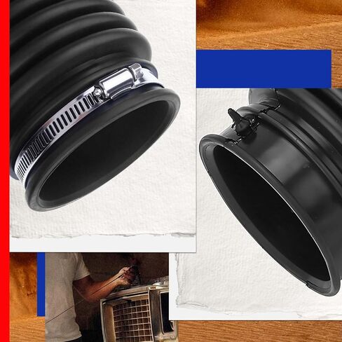 JC Whitney JFBAJCWAIH00167 Set of 2 Air Cleaner To Engine Engine Air Intake Hose Tubes - Compatible with Nissan Frontier 2005-2019, Pathfinder 2005-2012, Xterra 2005-2015 - 4.0L in Kuwait