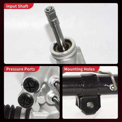PHOBOOS Hydraulic Power Steering Rack and Pinion Assembly Compatible with Jeep Compass 2007-2017, Patriot 2007-2017, New Unit, Leak Resistance, Direct Fit, Ref. 223020 in Kuwait