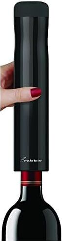 Rabbit Automatic Electric Corkscrew - Hands-Free Wine Opener with Integrated Foil Cutter, Rechargeable Cordless Electric Bottle Opener for All Cork Types - Barware Essential & Kitchen Tools in Saudi Arabia