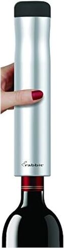 Rabbit Automatic Electric Corkscrew - Hands-Free Wine Opener with Integrated Foil Cutter, Rechargeable Cordless Electric Bottle Opener for All Cork Types - Barware Essential & Kitchen Tools in Saudi Arabia