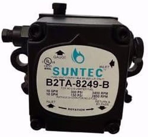 مضخة زيت الضغط العالي البديلة B2TA-8249 متوافقة مع Suntec RH-RH 16 GPH 3450 RPM in Kuwait