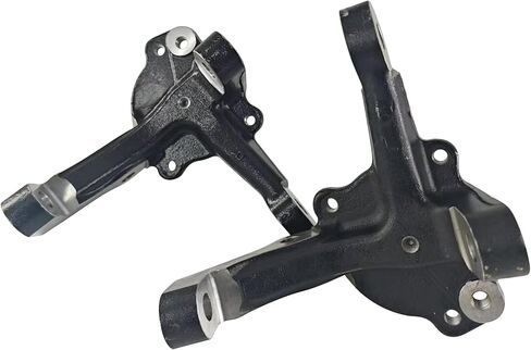 Pair Front Left and Right 1-Piece Stock Height Spindles for 1973-1980 Ford Pinto, for 1974 1975 1976 1977 1978 Ford Mustang II Steering Knuckles for street rods in Saudi Arabia
