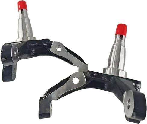Pair Front Left and Right 1-Piece Stock Height Spindles for 1973-1980 Ford Pinto, for 1974 1975 1976 1977 1978 Ford Mustang II Steering Knuckles for street rods in Saudi Arabia