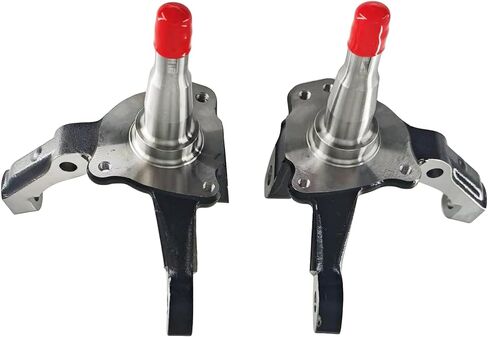 Pair Front Left and Right 1-Piece Stock Height Spindles for 1973-1980 Ford Pinto, for 1974 1975 1976 1977 1978 Ford Mustang II Steering Knuckles for street rods in Saudi Arabia