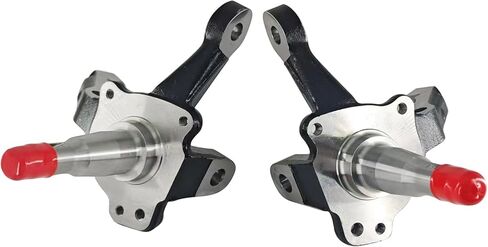 Pair Front Left and Right 1-Piece Stock Height Spindles for 1973-1980 Ford Pinto, for 1974 1975 1976 1977 1978 Ford Mustang II Steering Knuckles for street rods in Saudi Arabia