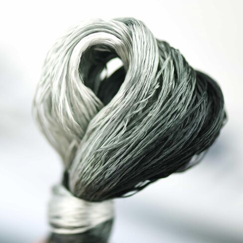 100% Mulberry Hand Dyed Silk Embroidery Thread, Embroidery Floss, 4 Spools Each 24 Yards (68-4) in Saudi Arabia