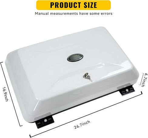 Exterior Side Mounted Gear Carrier Toolbox Storage Box with Lock fits for 2020-2025 Land Rover Defender 90 110 130 Side Storage Box, Fuji White in Saudi Arabia