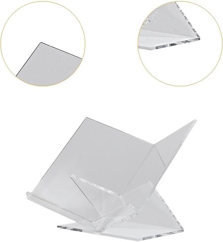Acrylic Book Holder Ornament Book Reading Holder for Bedroom Desktop Office in Saudi Arabia