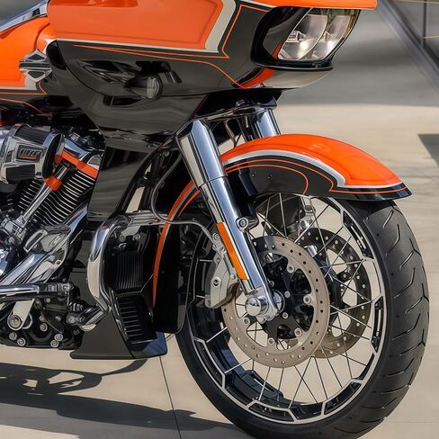 XFMT 49 مللي متر استبدال أنابيب الشوكة الأمامية لـ 2014-2022 Harley Touring Road King Street Glide Road Glide Electra Glide وTrike نماذج in Kuwait