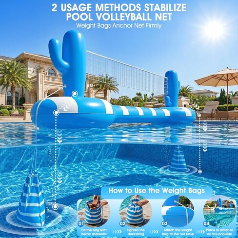 شبكة كرة طائرة لحمام السباحة 2026 مع أضواء، شبكة كرة طائرة قابلة للنفخ لحمام السباحة، لعبة سباحة عائمة للأطفال والكبار، مجموعة كرة طائرة لحمام السباحة بالطاقة الشمسية، شبكة كرة طائرة لحمامات السباحة الداخلية، حفلة حمام سباحة مائية - L in Saudi Arabia