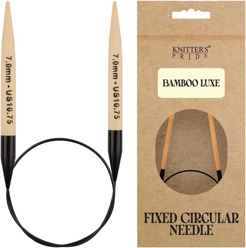Knitter’s Pride Bamboo Luxe Fixed Circular Needles 16"" (40cm) – US Size 1.5 (2.5mm) in Kuwait