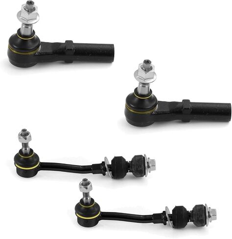 Suspension Kit Outer Tie Rod End & Sway Bar Front 4pcs for Dakota SLT Plus 2004 RWD Steel for Dodge Dako in Kuwait