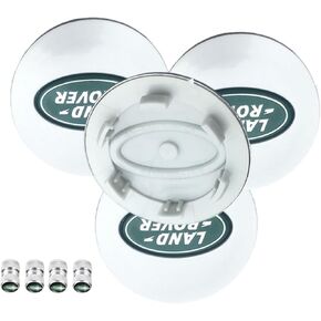 4PCS Wheel Center Cap Covers with 4PCS Tire Valve Stem Caps Covers Trim (Green+Black) in Saudi Arabia