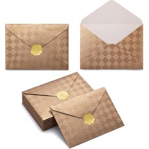 50 Pack A7 Pearl Envelopes with Stickers, 5 x 7 Pearl Glitter Paper with Unique Texture for Invitation, Perfect for Wedding Invitation Cards and Graduation Cards(Pearl Champagne Gold) in Saudi Arabia