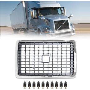Front Grill Compatible With 04-18 Volvo Vnl Semi Trucks W/O Bug Screen (Grille 1 Piece) in Kuwait