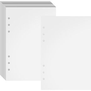 120 Sheets A5 Blank Release Paper Refills for Collecting Sticker Reusable Sticker Binder Book, Insert Sheet for 6 Ring Sticker Organizer Album Storage in Saudi Arabia