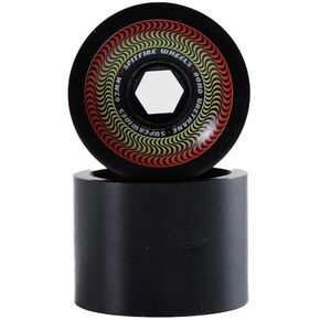 Spitfire Skateboard Wheels 62mm 80HD Superwides Black Soft Cruiser Formula in Saudi Arabia