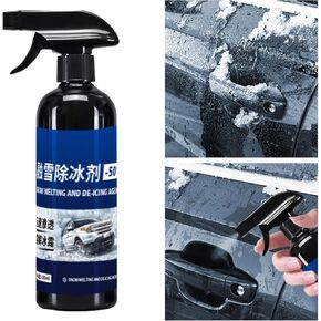Windshield Ice Melt | 420ml Anti-Freeze Quick Snow Cleaning Agent | Snow Remover for Cars | for Winter Window Frost Refrigerator Freezer Outside Outdoor in Kuwait