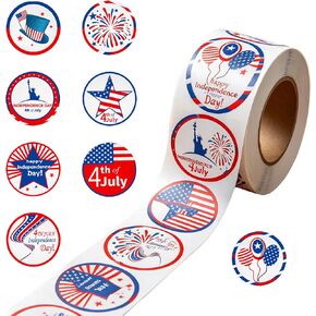 I Voted Stickers - 1.5 Inch 500 Pcs Political Campaign Decal White Red Blue Patriotic Label with Star Stripe for Election Votes Classroom Voting Game Party Decoration in Kuwait