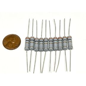 10 Pcs 43 Ohm Metal Oxide Film Resistor 2W 5% Tolerance in Kuwait