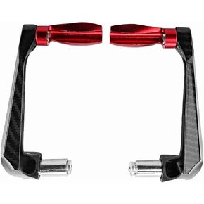 7/8inch Universal Motorcycle Handlebar Brake Protector, Aluminum Alloy Brake Handlebar Guard (Red) in Saudi Arabia