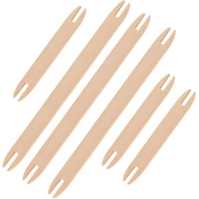 6 Pcs Beech Wood Weaving Shuttles, Large 11.81 x 0.98 in / 11.81 x 0.98 in / 30 x 2.5 cm Small 5.91 x 0.94 in / 15 x 2.4 cm Smooth Sticks for DIY Tapestry Loom Craft, Crochet Knitting Tool Set in Saudi Arabia