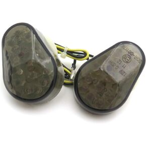 Amber LED Diamond Turn Signal Lights ABS Housing Flush Mount Fits ZZR600 ZX-6R ZX-7R ZX-9R ZX-10R ZX-12R Motorcycle Indicator Side Marker Lamps in Saudi Arabia