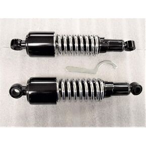 VT750 SHADOW SPIRIT 2001 TO 2007 BLACK CHROME SHORT BOBBER 11" INCH SHOCKS in Saudi Arabia
