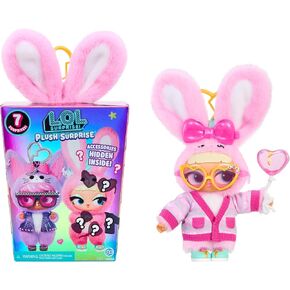 LOL Surprise Plush Surprise! Cinna-Bun Plush Doll with Hidden Fashions, On-the-Go Play, 7 Total Surprises – Great Gift for Kids Ages 3+ in Saudi Arabia