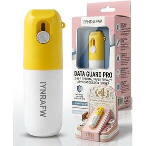 Thermal Paper Privacy Label Eraser Pen Correction Redacting Marker Fluid Privacy Wipe Mini Box Cutter Data Address Eraser Pens Mail Identity Theft Protection Remover Roller Stamp Water Based in Saudi Arabia