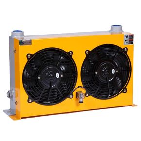 AH1012TL Hydraulic Air Cooler 200L/min Air-Cooled Oil Radiator Plate Heat Exchanger with Electric Fan AC/DC Efficient Shock Absorption(AC380) in Saudi Arabia