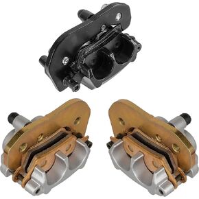 Caltric Front Right/Left and Rear Brake Calipers Compatible with Can-am CanAm Outlander 570 4x4 2018-2022 in Kuwait