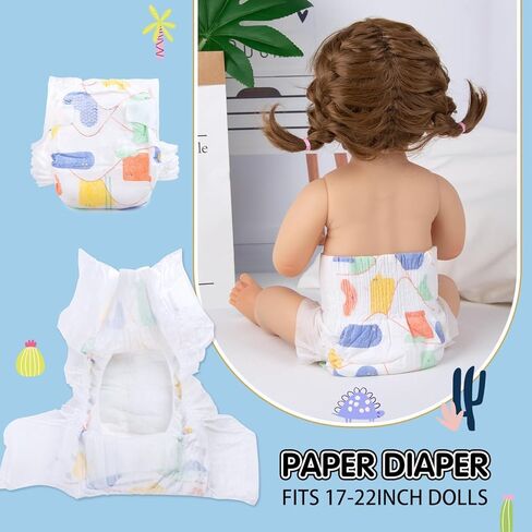 12 Pcs Reborn Baby Doll Clothes Boy Blue Dinosaur Outfit Accessories for 17-22 Inch Reborn Dolls Newborn Baby Boy Clothes Set with Backpack Diaper in Kuwait