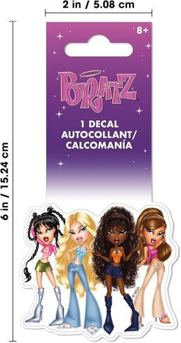Bratz White Vinyl Die-Cut Decal - 4 Color in Kuwait