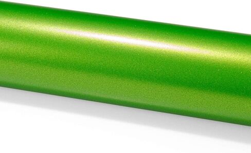 60"x120" (5FTx10FT) Emerald Green Heavy Metal Diamond Glitter Satin Ceramic White Metallic Vinyl Wrap Auto Car Sticker Decal Film Sheet Bubble Free Air Release Technology with Tool Kit in Kuwait