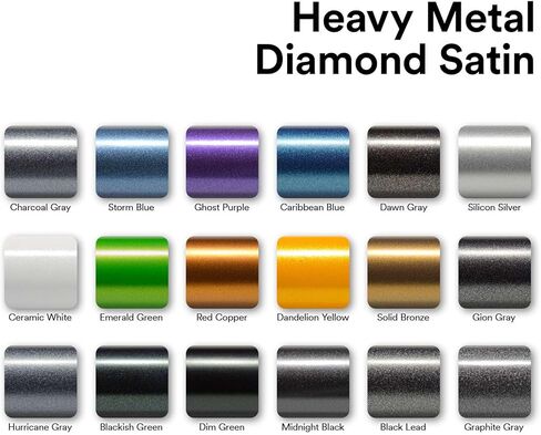 60"x120" (5FTx10FT) Emerald Green Heavy Metal Diamond Glitter Satin Ceramic White Metallic Vinyl Wrap Auto Car Sticker Decal Film Sheet Bubble Free Air Release Technology with Tool Kit in Kuwait