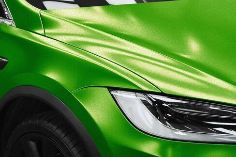 60"x120" (5FTx10FT) Emerald Green Heavy Metal Diamond Glitter Satin Ceramic White Metallic Vinyl Wrap Auto Car Sticker Decal Film Sheet Bubble Free Air Release Technology with Tool Kit in Kuwait