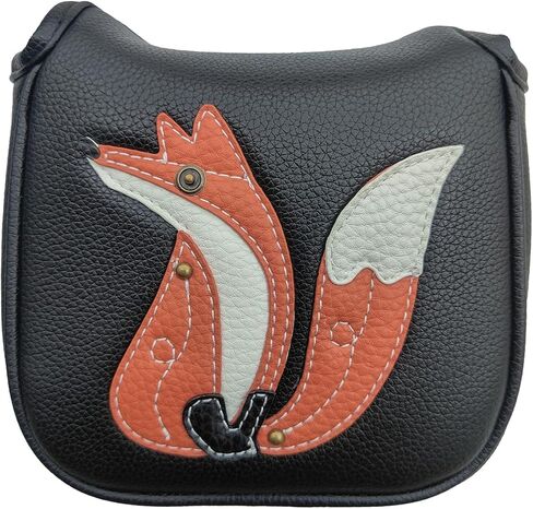 Fox PU Leather Golf Club Mallet Putter Covers Protector in Saudi Arabia