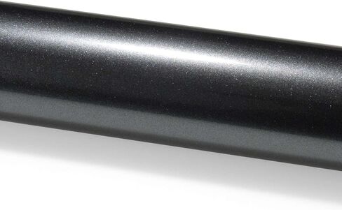 Super Gloss Metallic Charcoal Gray Automotive Vinyl Wrap Car Vehicle Bubble Free Air Release 12"x60" (1FTx5FT) in Kuwait