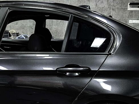 Super Gloss Metallic Charcoal Gray Automotive Vinyl Wrap Car Vehicle Bubble Free Air Release 12"x60" (1FTx5FT) in Kuwait