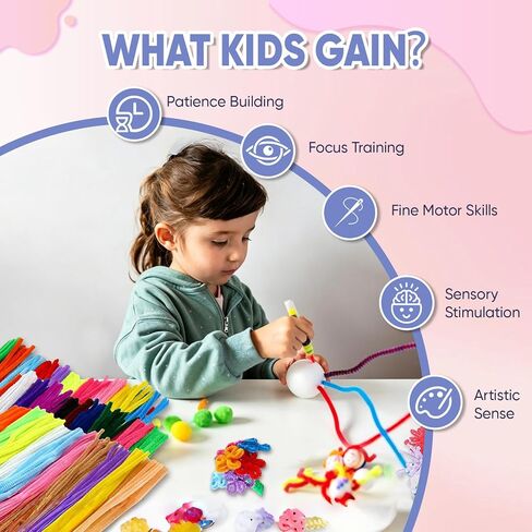 400 PCS Pipe Cleaners Bulk, 20 Colors Creative Chenille Stems Pipe Cleaners Craft, Pipe Cleaners for Crafts, Flowers, Art Projects, DIY Room Decor,Christmas Decorations in Saudi Arabia