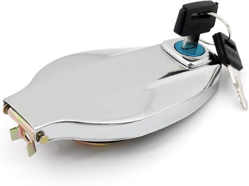 Fuel Gas Tank Cap Cover Chrome with Keys For Yamaha RD400 XS360 XS400 XS500 XS650 XS750 XS850 1974-1981 in Kuwait