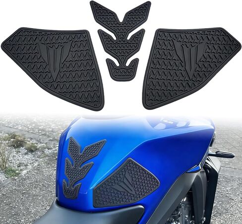 3PCS Motorcycle Fuel Tank Pad Sticker Protector Anti Slip Tank Grip Sticker Compatible with 2025 MT09 2024 MT 09 MT-09 MT09 Accessories Side Decals Stickers (2024-2025+) in Saudi Arabia